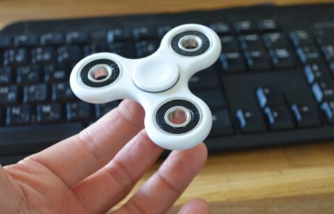 a fidget spinner is a great way to beat stress at work